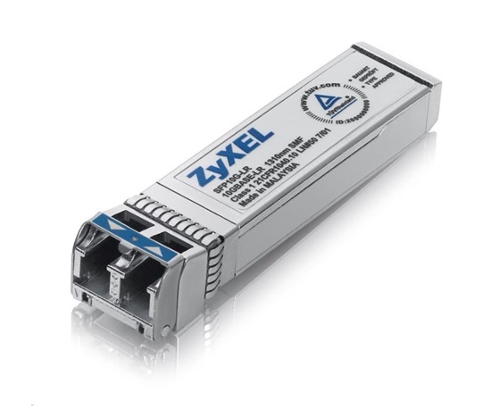 Zyxel SFP10G-LR 10G SFP+ modul, vlnová dĺžka 1310 nm, dlhý dosah (10 km), dvojitý konektor LC