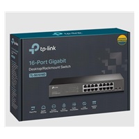 TP-Link switch TL-SG1016D (16xGbE, fanless)