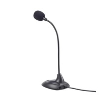 Stolný mikrofón GEMBIRD MIC-205, čierny