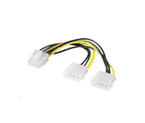 PREMIUMCORD Redukcia napájania 2x MOLEX PCI-e 8pin