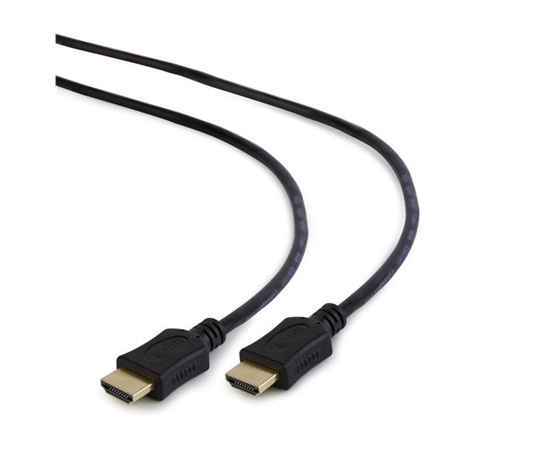 GEMBIRD CABLEXPERT HDMI-HDMI kábel 3 m, 1.4, M/M tienené, pozlátené kontakty, CCS, ethernet, čierna