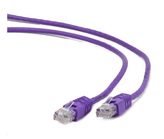 GEMBIRD UTP Cat5e Patch kábel 0,5 m, fialový