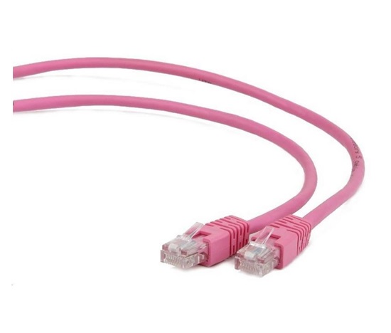 GEMBIRD UTP Cat5e Patch kábel 3 m, ružový