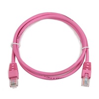 GEMBIRD UTP Cat5e Patch kábel 5 m, ružový
