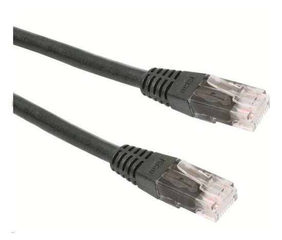 GEMBIRD Patch kábel CAT6 tienený FTP 0,5 m, čierny