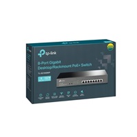 TP-Link switch TL-SG1008P (8xGbE, 4xPoE+, 64W, fanless)