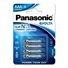 PANASONIC Alkalické baterie EVOLTA Platinum LR03EGE/4BP AAA 1,5V (Blistr 4ks)