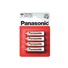 PANASONIC Zinkouhlíkové baterie Red Zinc R6RZ/4BP EU AA 1,5V (Blistr 4ks)