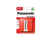PANASONIC Zinkouhlíkové baterie Red Zinc 3R12RZ/1BP Plochá 4,5V (Blistr 1ks)