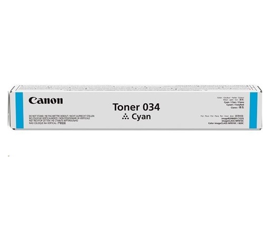 Canon TONER 034 CYAN 7 300 strán*