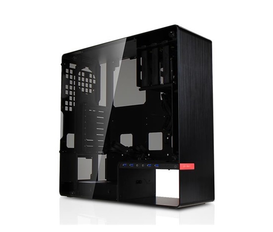 IN WIN 904 Plus, Midi Tower, bez zdroja napájania, čierna