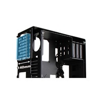 IN WIN 904 Plus, Midi Tower, bez zdroja napájania, čierna