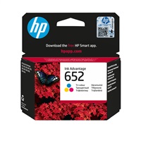 HP 652 Tri-color Original Ink Advantage Cartridge, , F6V24AE (200 pages)