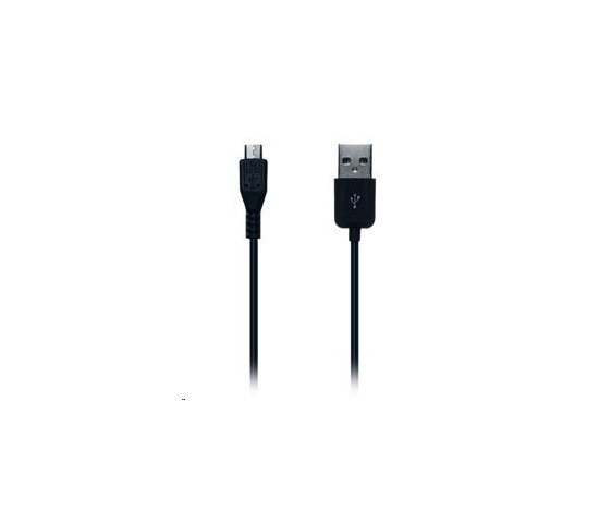 CONNECT IT Wirez kábel HQ microUSB - USB, čierny, 2 m