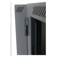 XtendLan 19" dvoudílný nástěnný rozvaděč 12U 600x550, nosnost 60 kg, skleněné dveře, svařovaný,černý