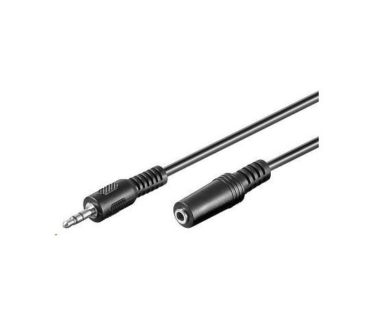 PREMIUMCORD Audio kábel 3,5 mm Jack - predĺženie Jack 2 m (M/F, stereo)
