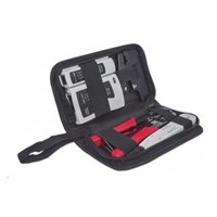 Intellinet 4-dielna sada sieťového náradia: tester káblov, krimpovacie kliešte, krimpovací nástroj LSA, odizolovač