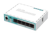 MikroTik RouterBOARD hEX lite, 850MHz CPU, 64MB RAM, 5x LAN, vrátane. Licencia L4