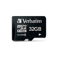 Karta VERBATIM MicroSDHC 32GB Premium, U1