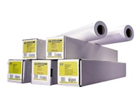 HP Heavyweight Coated Paper, 167 microns (6.6 mil) • 130 g/m2 (35 lbs) • 1524 mm x 30.5 m, C6977C