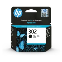 Originálna čierna atramentová kazeta HP 302, , F6U66AE (190 strán)
