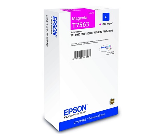 Atramentová kazeta EPSON WF-8xxx Series L Magenta - 1500str. (14 ml)