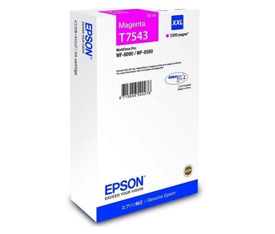 Atramentová kazeta EPSON WF-8xxx Series XXL Magenta - 7000str. (69 ml)