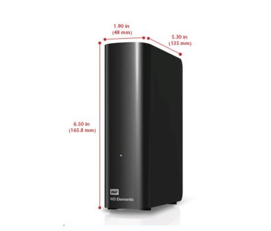 BAZAR - WD Elements Desktop 4TB Ext. 3.5" USB3.0, Black