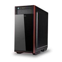 IN WIN case 503 Black, Midi Tower, priehľadná strana, USB 3.0, bez napájania, čierna