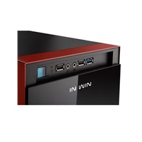IN WIN case 503 Black, Midi Tower, priehľadná strana, USB 3.0, bez napájania, čierna