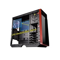 IN WIN case 503 Black, Midi Tower, priehľadná strana, USB 3.0, bez napájania, čierna