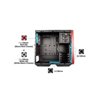 IN WIN case 503 Black, Midi Tower, priehľadná strana, USB 3.0, bez napájania, čierna