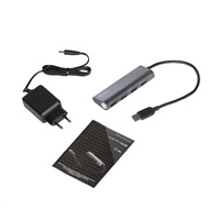 iTec USB 3.0 Rozbočovač 4-portový so sieťovým napájaním