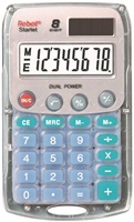 REBELL kalkulačka - Starlet BX - průhledná / krabička