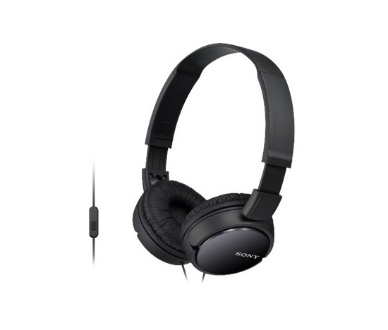 SONY stereo sluchátka MDR-ZX110AP, černá