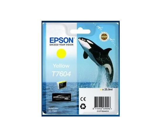 Atramentová tyčinka EPSON ULTRACHROME HD "Scythe" - žltá - T7604 (25,9 ml)