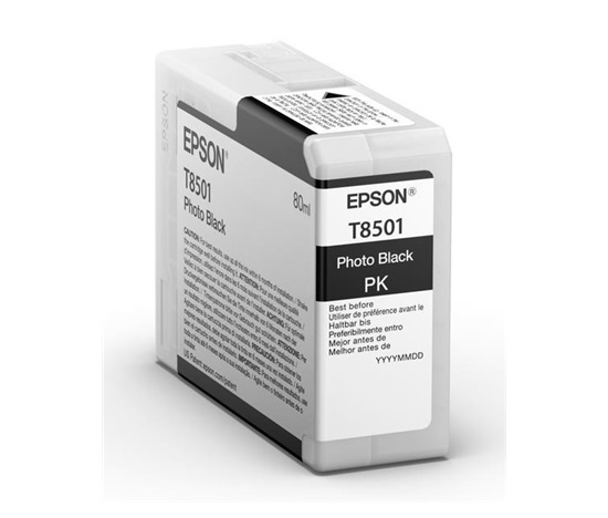 Čierny atrament EPSON ULTRACHROME HD "Killer whale" - Photo Black - T850100 (80 ml)