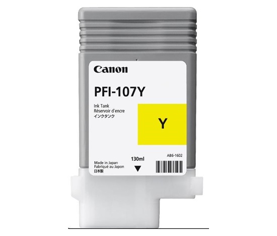 Atramentová kazeta Canon PFI-107 Y