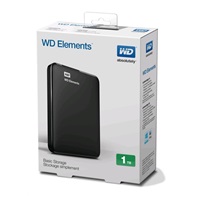 BAZAR VADNÉ - WD Elements Portable 1TB Ext. 2.5" USB3.0, Black
