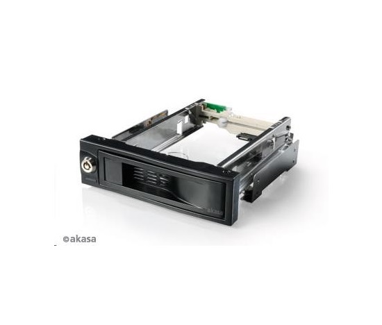 AKASA HDD box Lokstor M52, 1x 3.5" pevný disk SATA do 5.vnútorná poloha 25", čierna