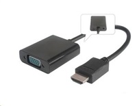 PREMIUMCORD Prevodník HDMI na VGA so zvukom (3,5 mm jack)