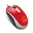 Myš GENIUS DX-120, drôtová, 1200 dpi, USB, červená