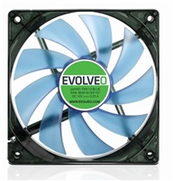 EVOLVEO 12L1BL ventilátor 120mm, 4 LED modré, 3pin