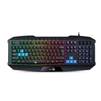 GENIUS klávesnice GX GAMING K-215 / herní, drátová, podsvícená/ USB/ černá/ CZ+SK layout