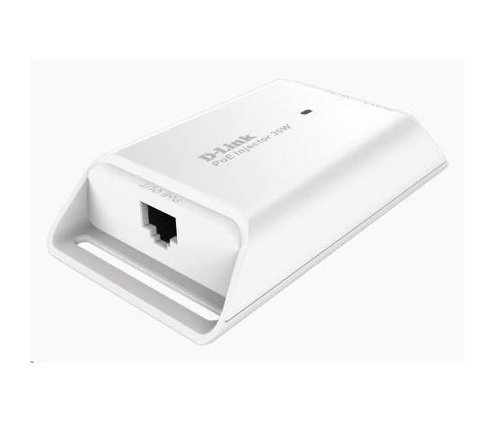 D-Link DPE-301GI 1portový gigabitový 30W PoE+ injektor, 802.3at