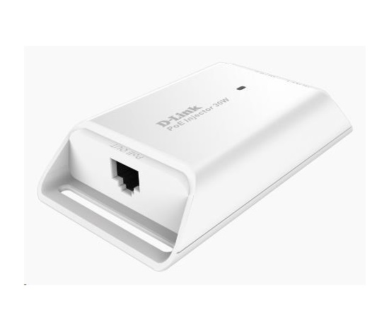 D-Link DPE-301GI 1portový gigabitový 30W PoE+ injektor, 802.3at