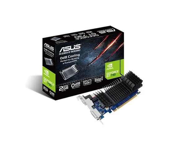 ASUS VGA NVIDIA GeForce GT 730 2GB GDDR5, GT 730, 2GB GDDR5, 1xHDMI, 1xDVI, 1xVGA