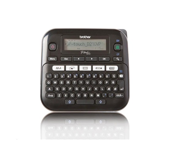 Tlačiareň štítkov BROTHER PT-D210VP - 12 mm, TZe pásky v puzdre - popisovač