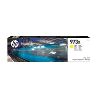 HP 973X High Yield Yellow Original PageWide Cartridge (7,000 pages)