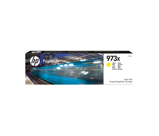 HP 973X High Yield Yellow Original PageWide Cartridge (7,000 pages)